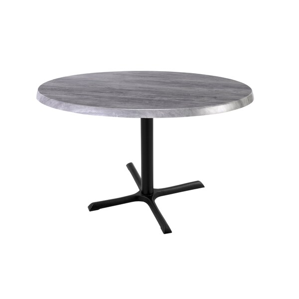 30" Tall In/Outdoor All-Season Table, 36" dia. Greystone Top